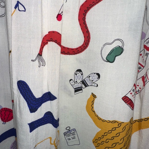 Anthropologie Maeve Multicolor Patterned Top - Picture 4 of 4